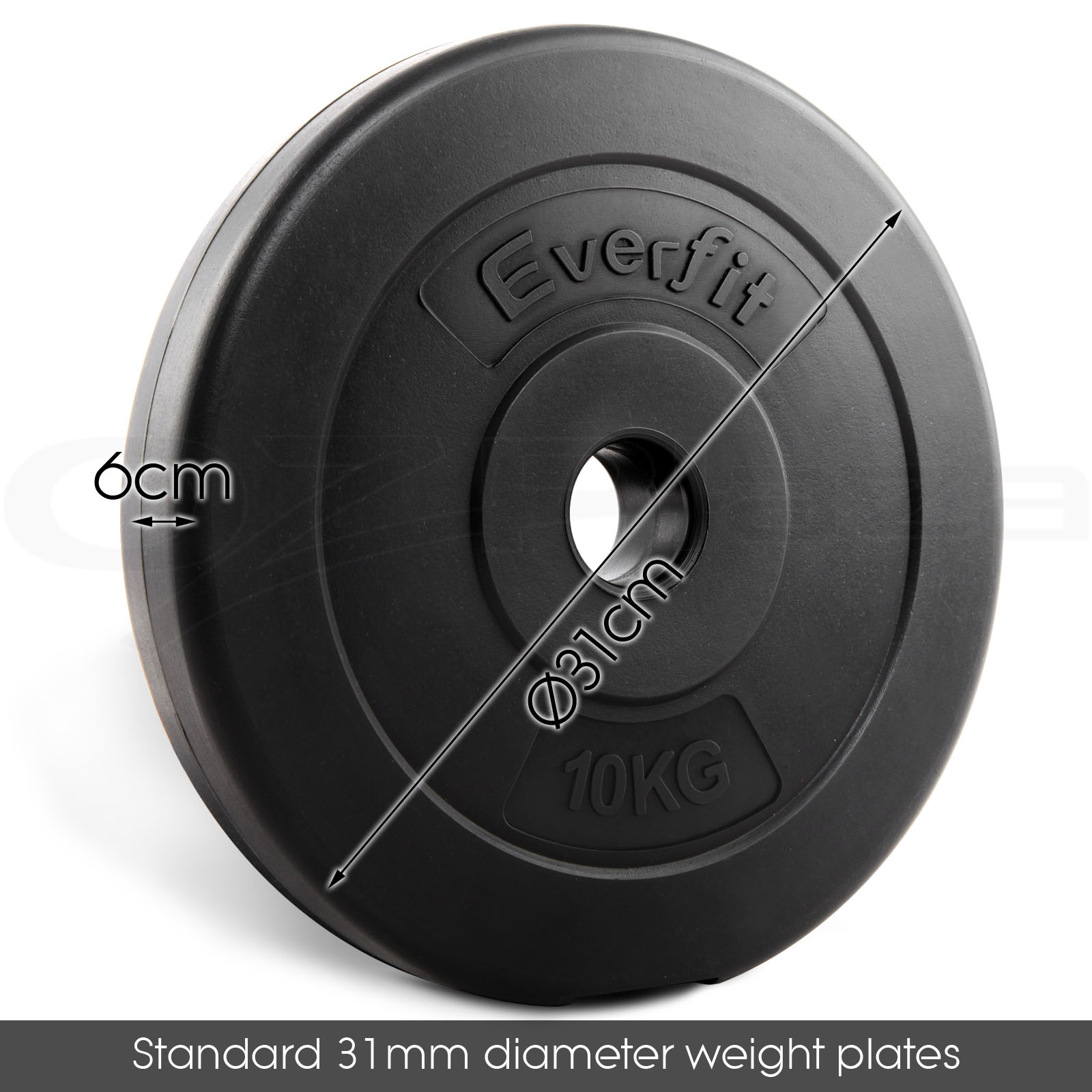 How much does a standard barbell weigh?