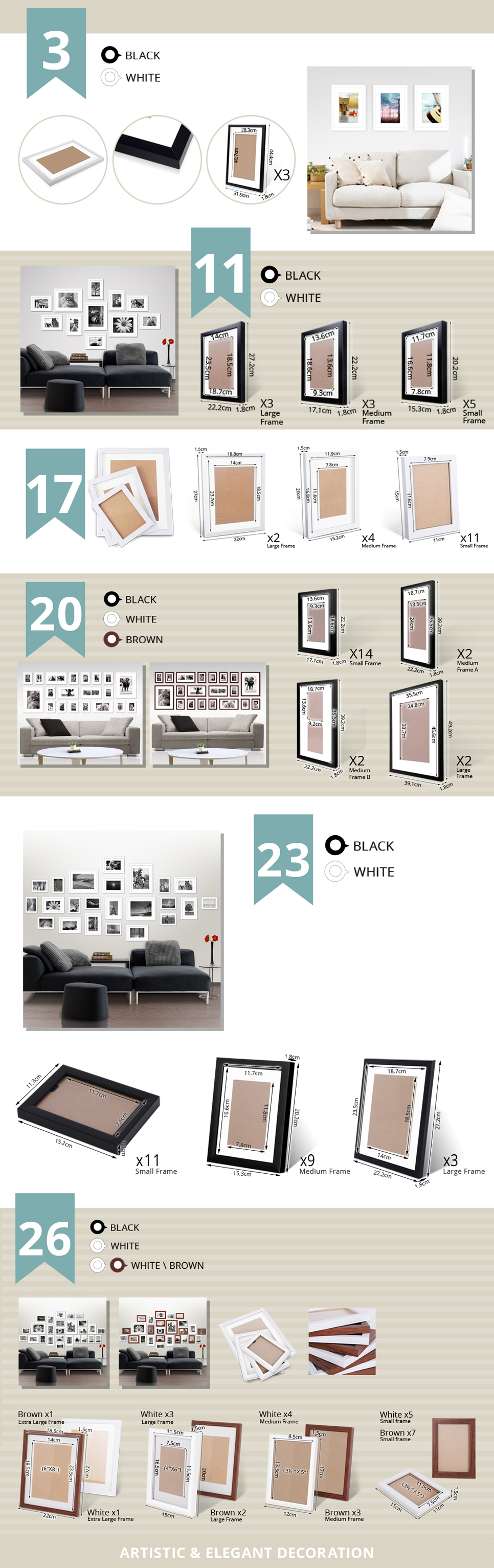 desktop frame for 3 prints desktop frame for 3 prints