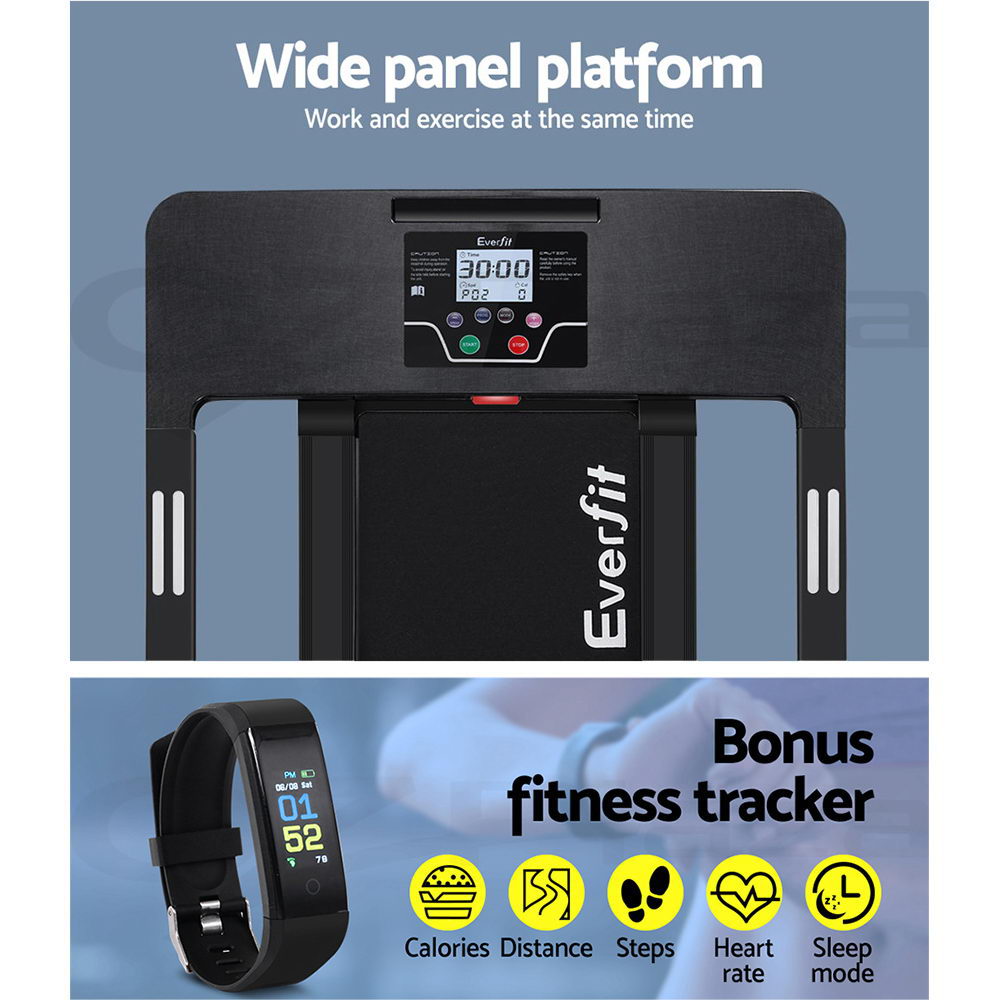 Everfit Electric Treadmill Auto Incline Home Gym Exercise Run Machine Fitness - Picture 69 of 102