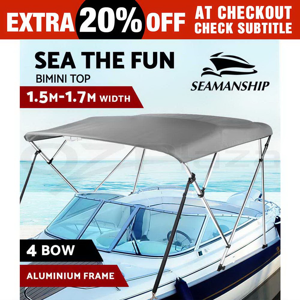 4 bow boat bimini top 4 bow 1 5m 1 7m boat bimini top canopy aluminium rear 4 bow boat bimini top 4 bow 1 5m 1 7m boat bimini top canopy aluminium rear