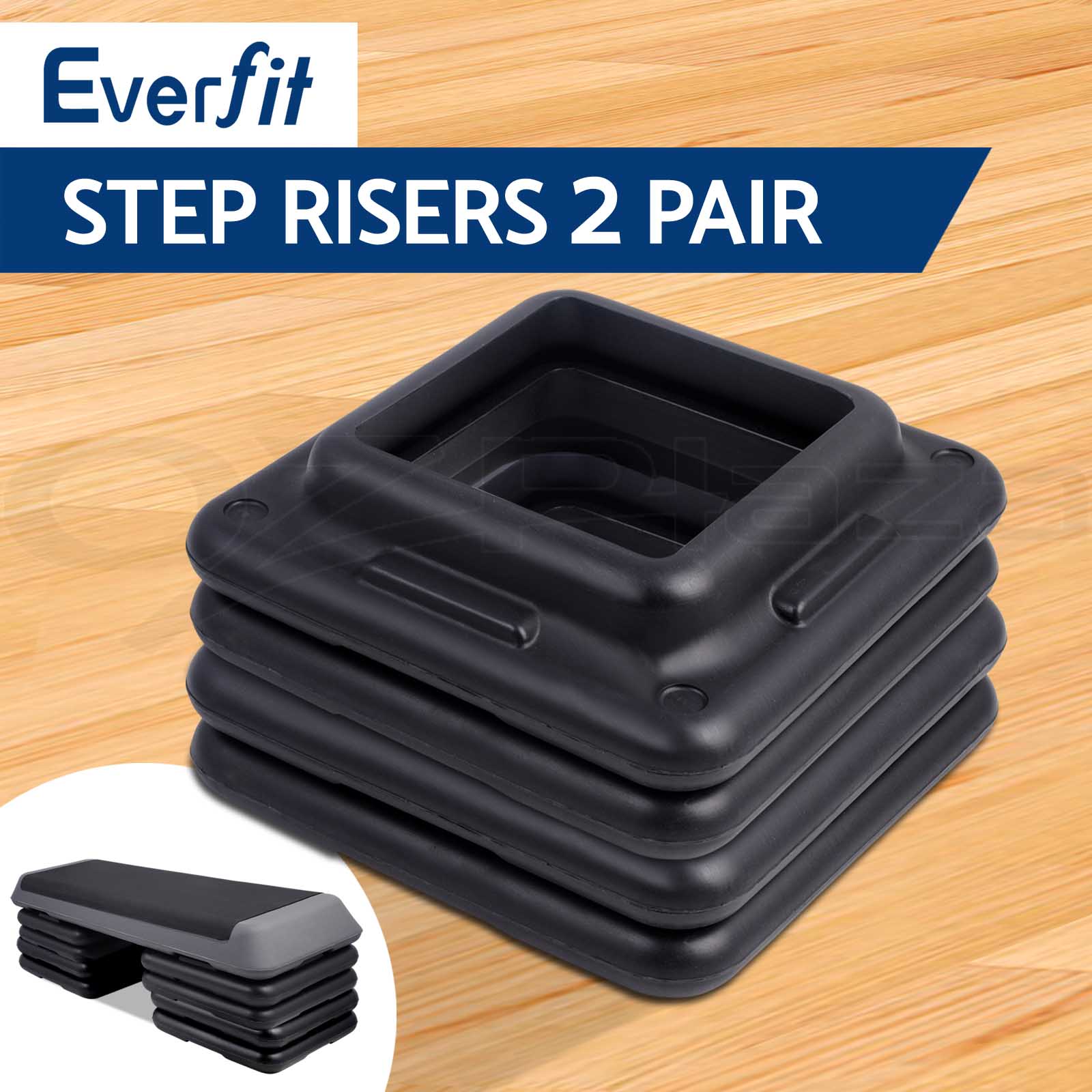 Everfit Aerobic Step Exercise Stepper Riser Workout Cardio Fitness Bench Gym - Picture 54 of 83