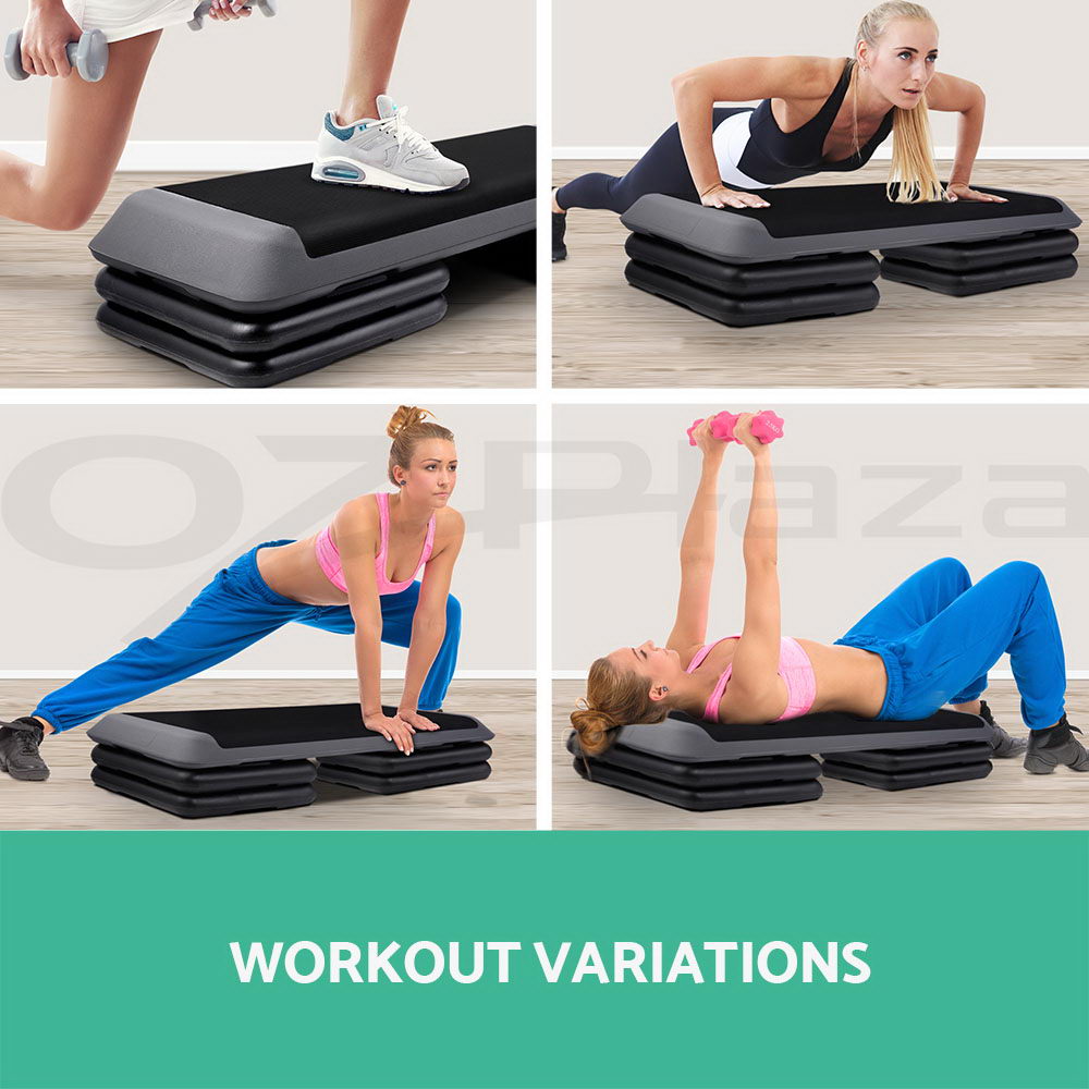 Everfit Aerobic Step Exercise Stepper Riser Workout Cardio Fitness Bench Gym - Picture 20 of 83