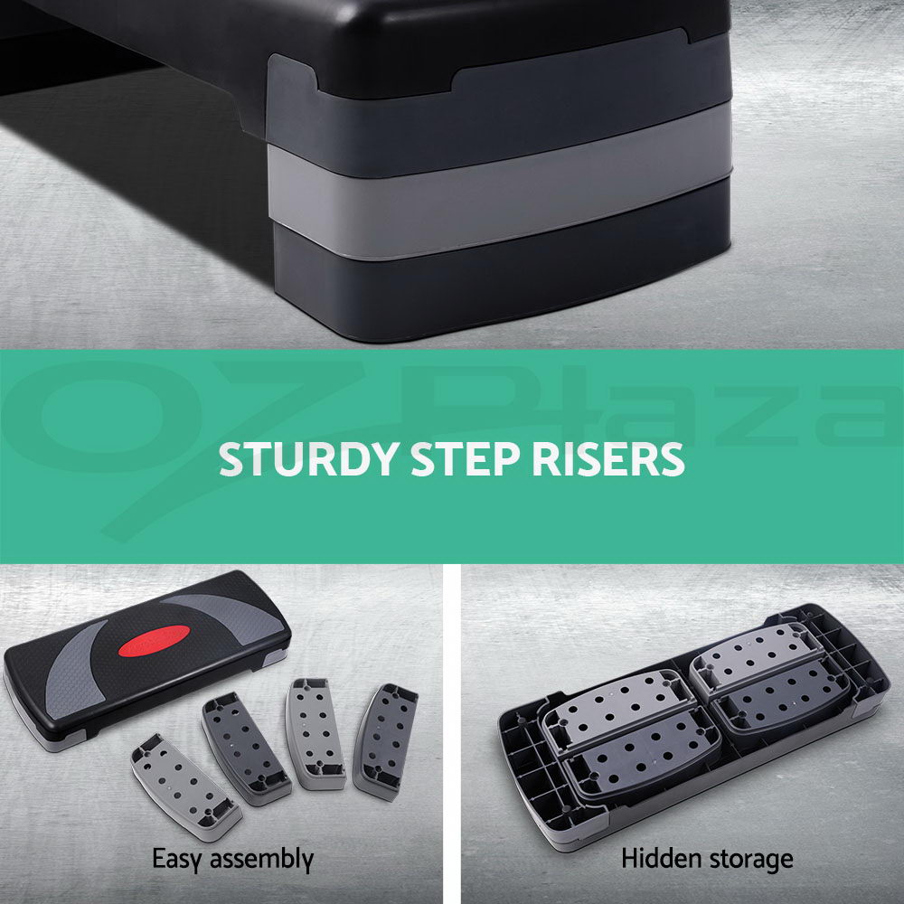 Everfit Aerobic Step Exercise Stepper Riser Workout Cardio Fitness Bench Gym - Picture 69 of 83