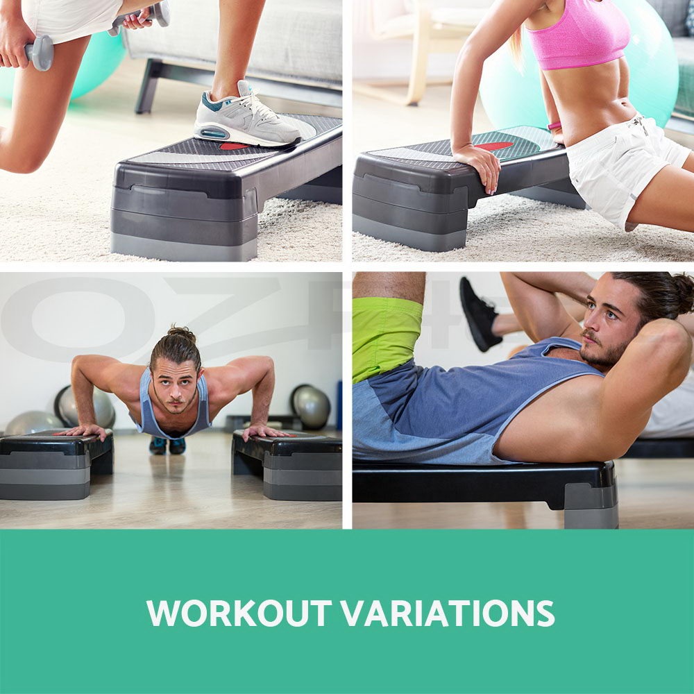 Everfit Aerobic Step Exercise Stepper Riser Workout Cardio Fitness Bench Gym - Picture 71 of 83