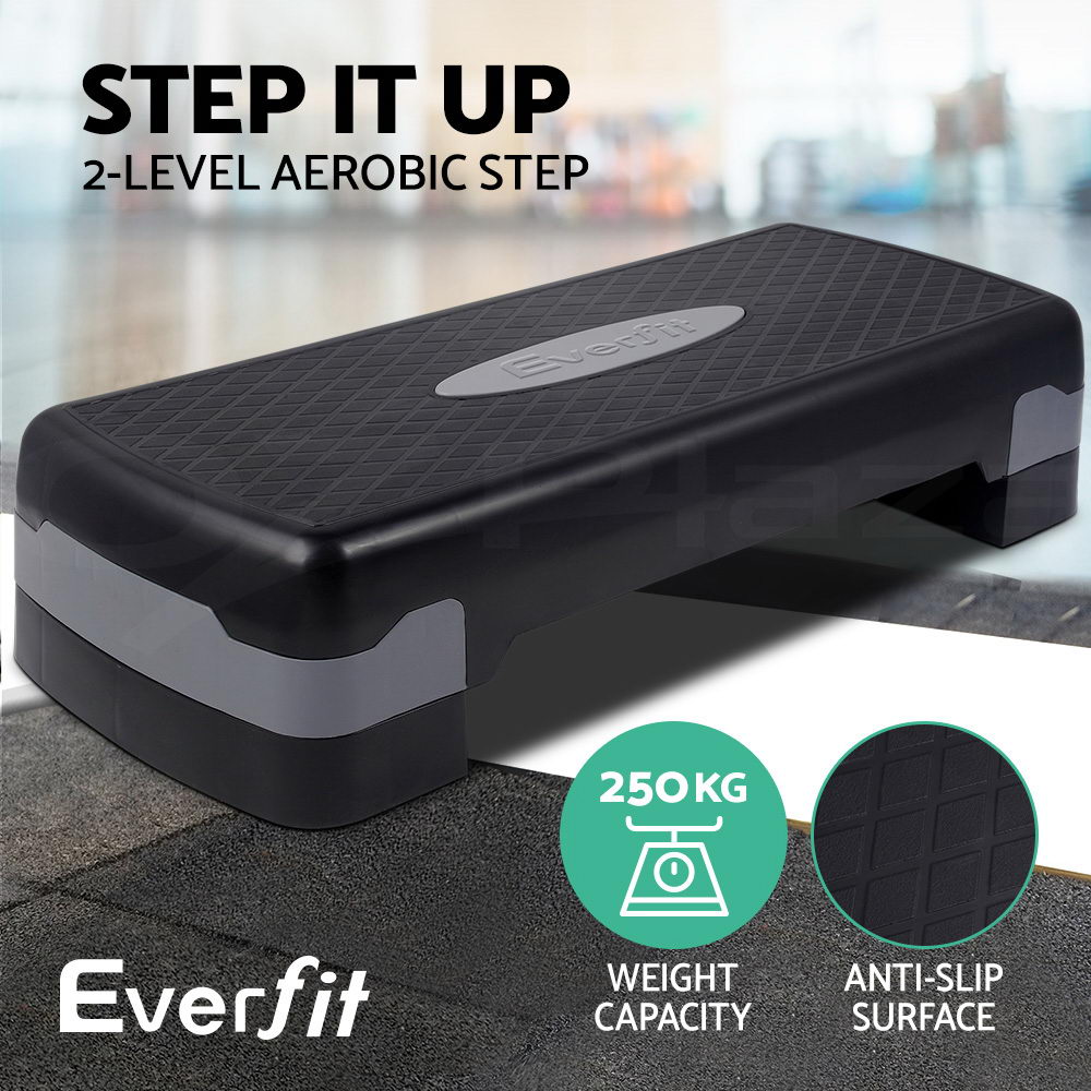 Everfit Aerobic Step Exercise Stepper Riser Workout Cardio Fitness Bench Gym - Picture 74 of 83