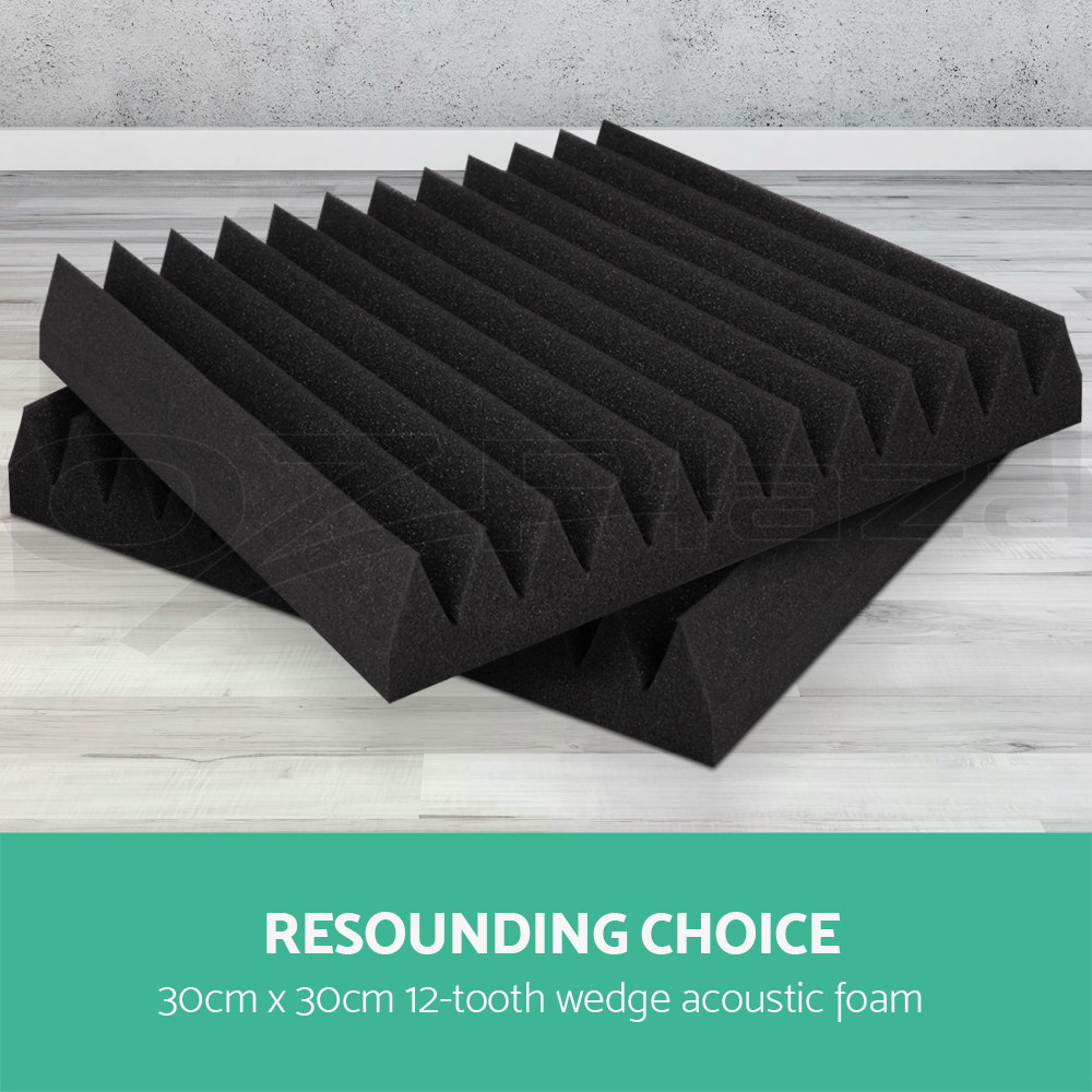 Alpha Studio Acoustic Foam Sound Absorbtion Proofing Panel Wedge ...