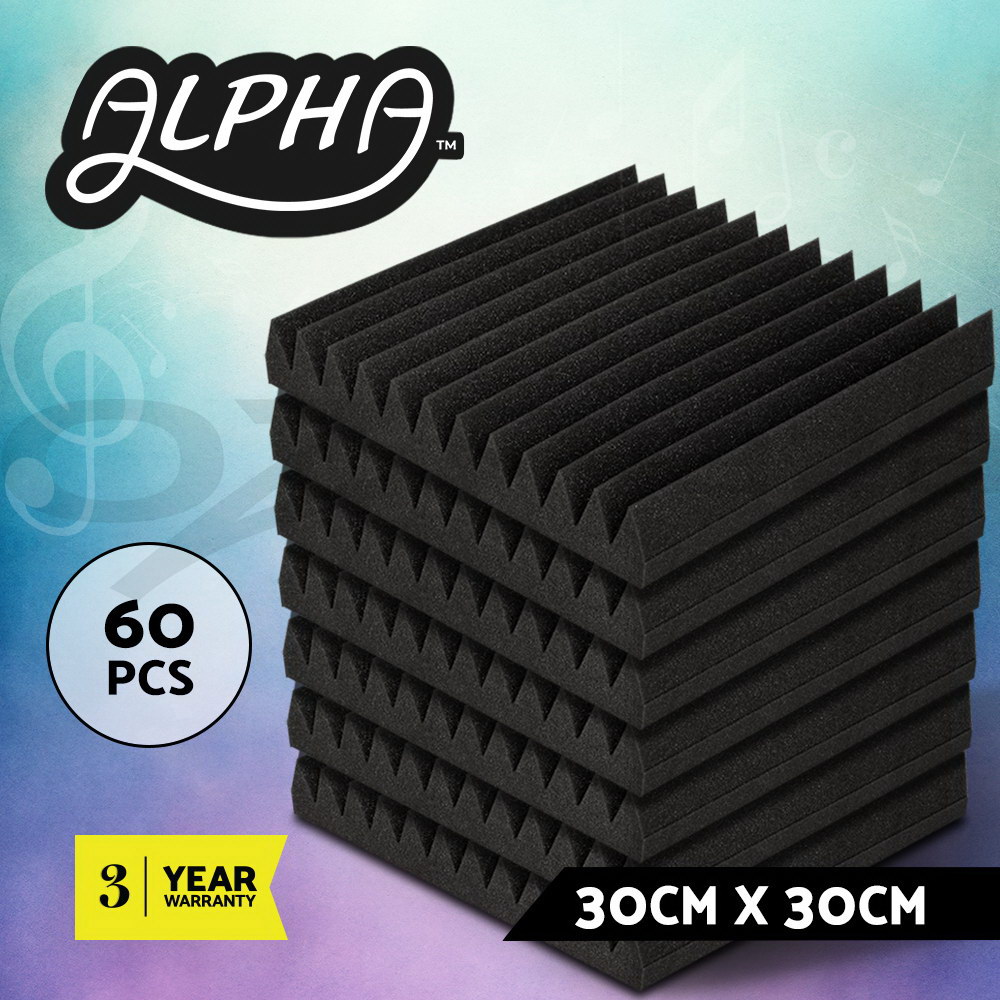 thumbnail 26 - Alpha Acoustic Foam Panels Tiles Studio Home DIY Pro Audio Equipment Sound Proof
