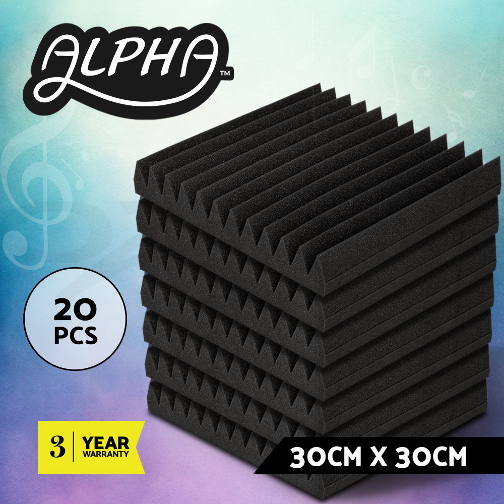thumbnail 13 - Alpha Acoustic Foam Panels Tiles Studio Home DIY Pro Audio Equipment Sound Proof