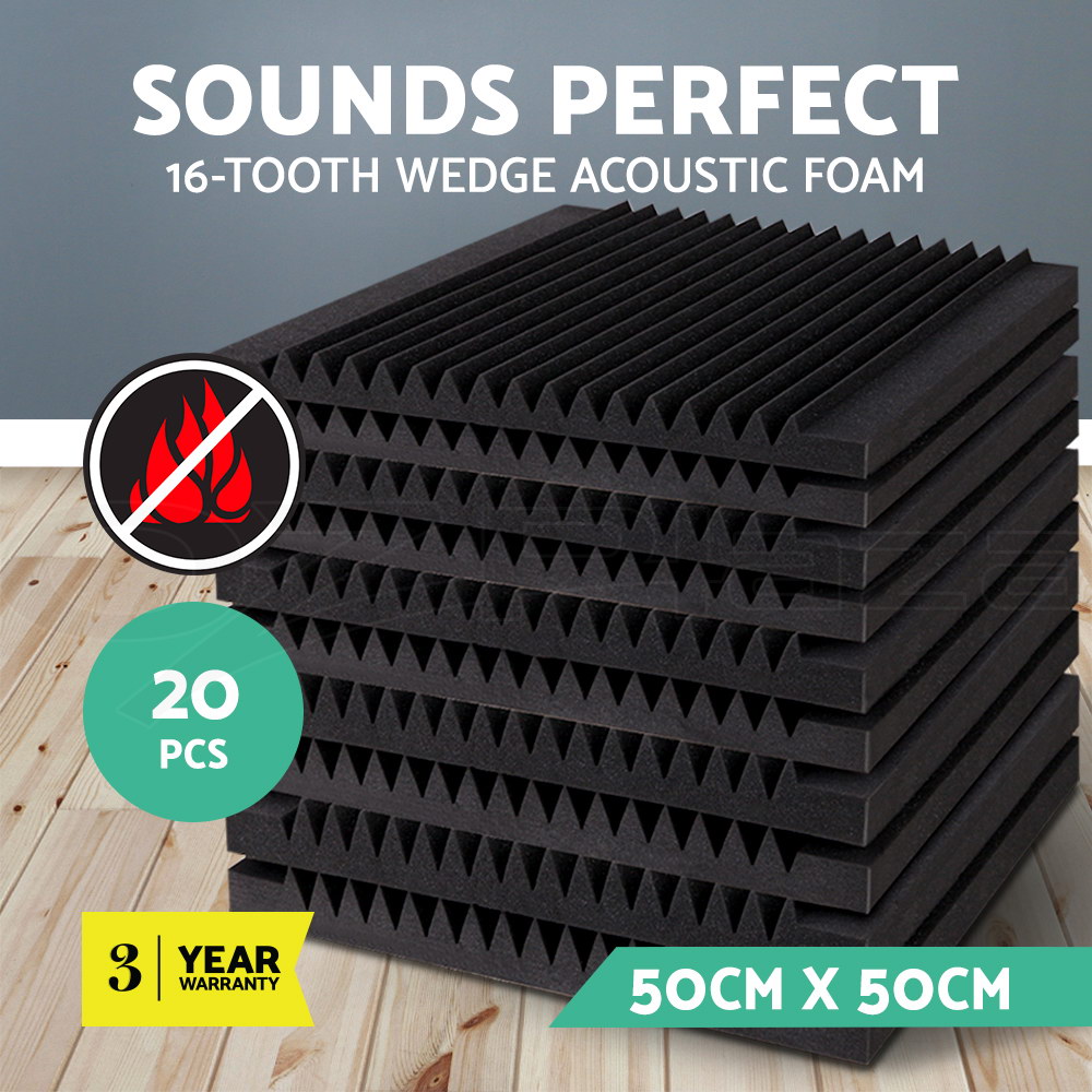 thumbnail 27 - Alpha Acoustic Foam Panels Tiles Studio Home DIY Pro Audio Equipment Sound Proof