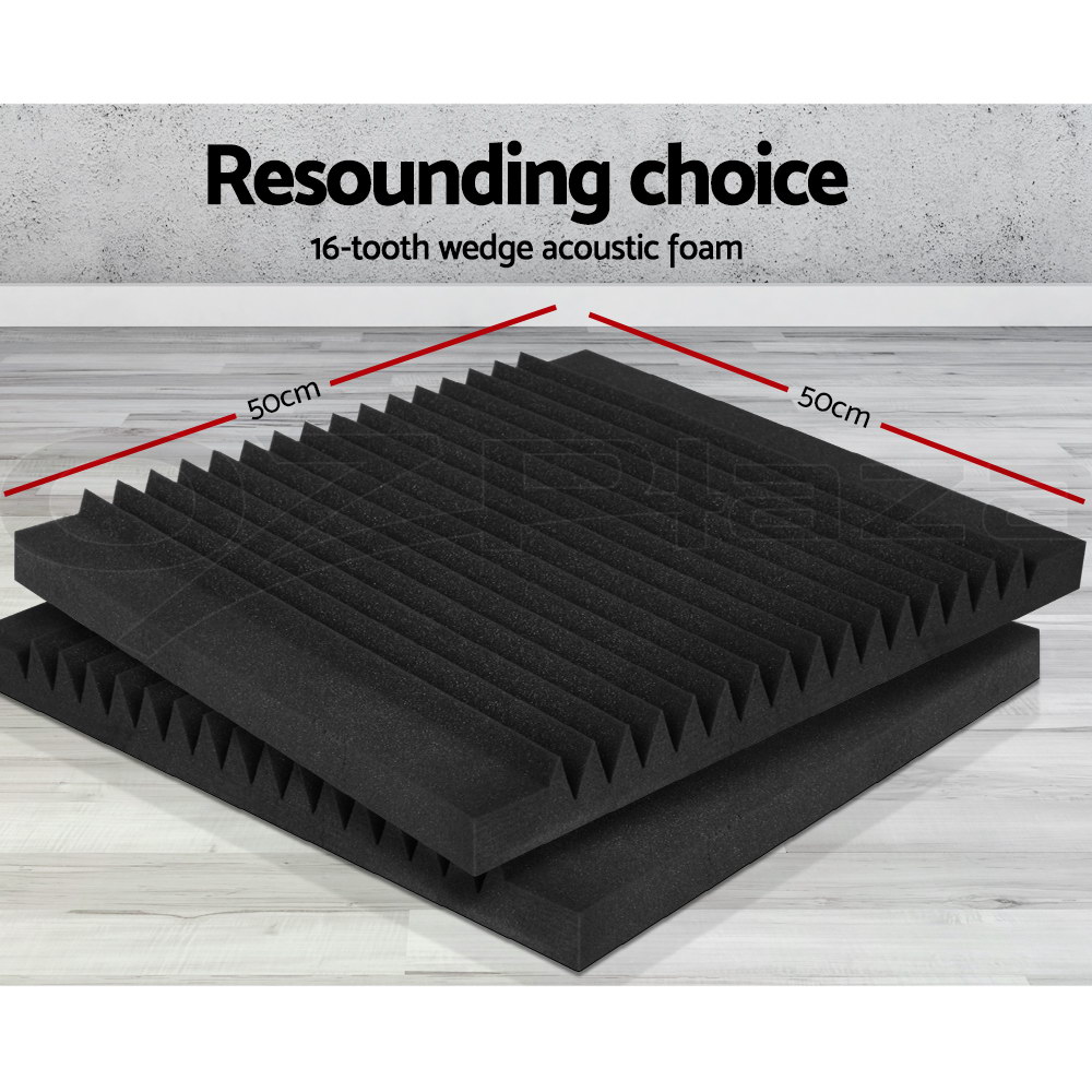 thumbnail 29 - Alpha Acoustic Foam Panels Tiles Studio Home DIY Pro Audio Equipment Sound Proof