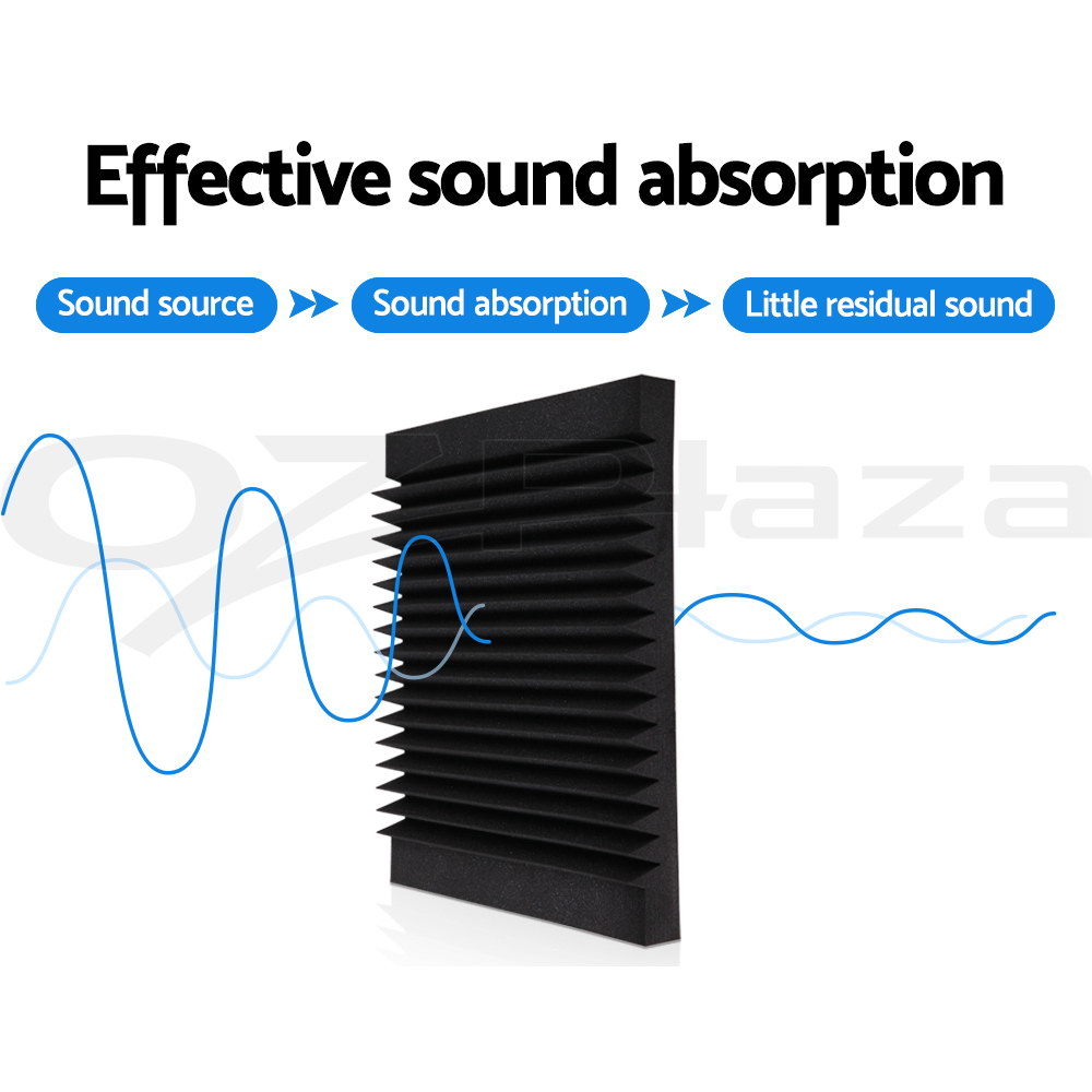 thumbnail 31 - Alpha Acoustic Foam Panels Tiles Studio Home DIY Pro Audio Equipment Sound Proof
