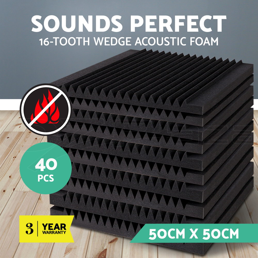 thumbnail 39 - Alpha Acoustic Foam Panels Tiles Studio Home DIY Pro Audio Equipment Sound Proof