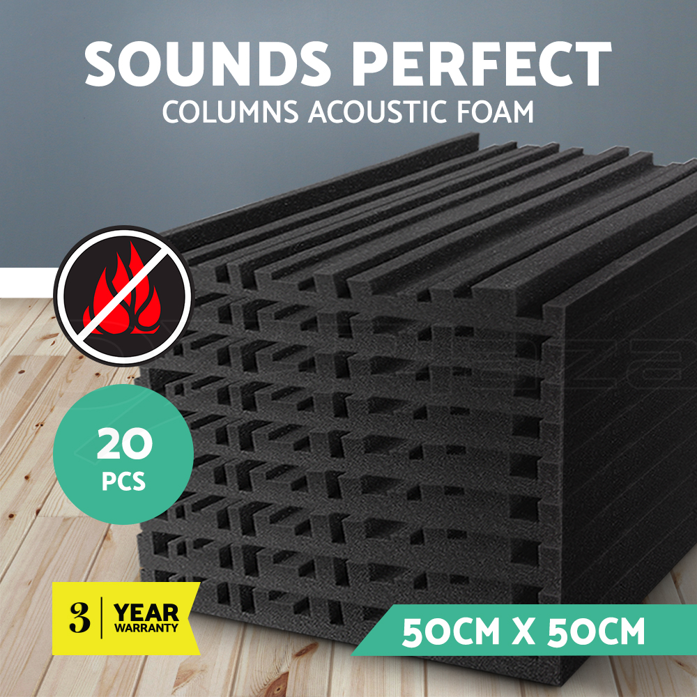 thumbnail 41 - Alpha Acoustic Foam Panels Tiles Studio Home DIY Pro Audio Equipment Sound Proof