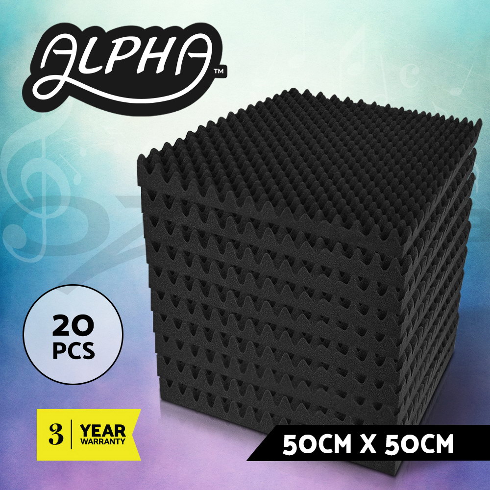 thumbnail 69 - Alpha Acoustic Foam Panels Tiles Studio Home DIY Pro Audio Equipment Sound Proof