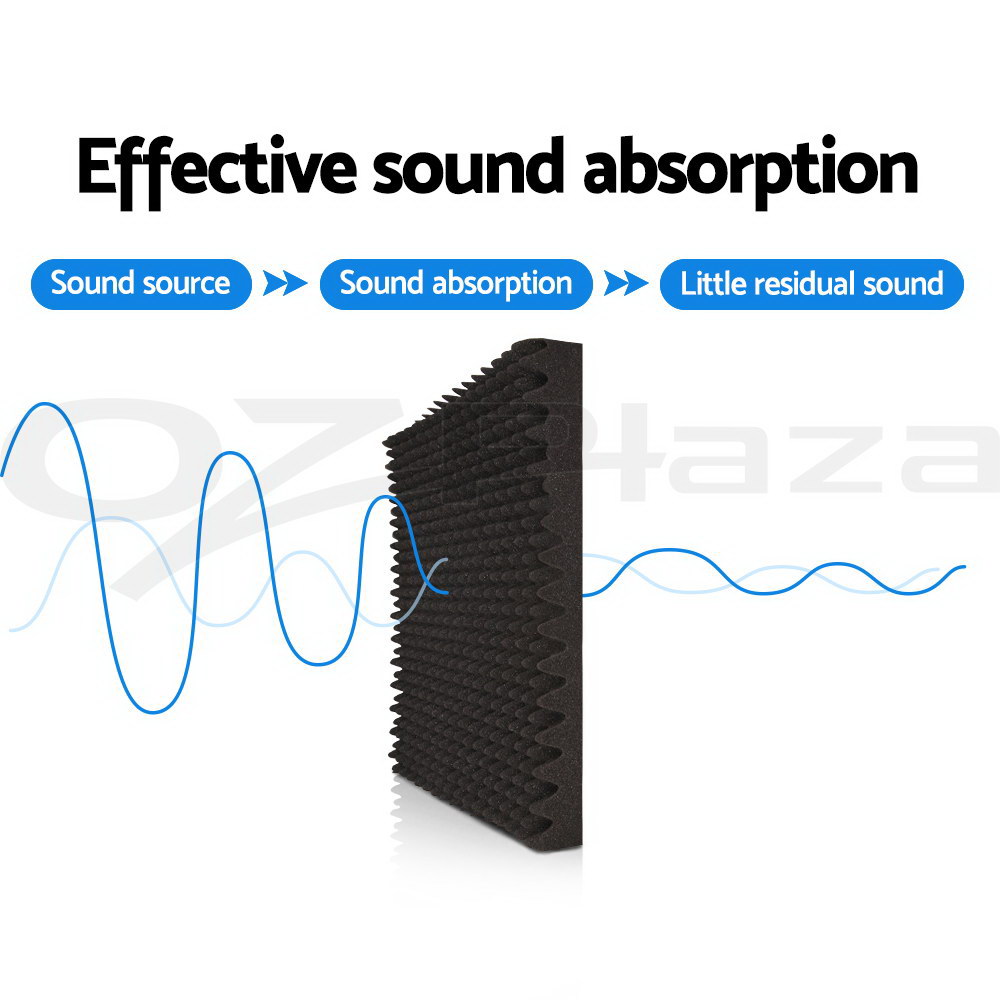 thumbnail 73 - Alpha Acoustic Foam Panels Tiles Studio Home DIY Pro Audio Equipment Sound Proof