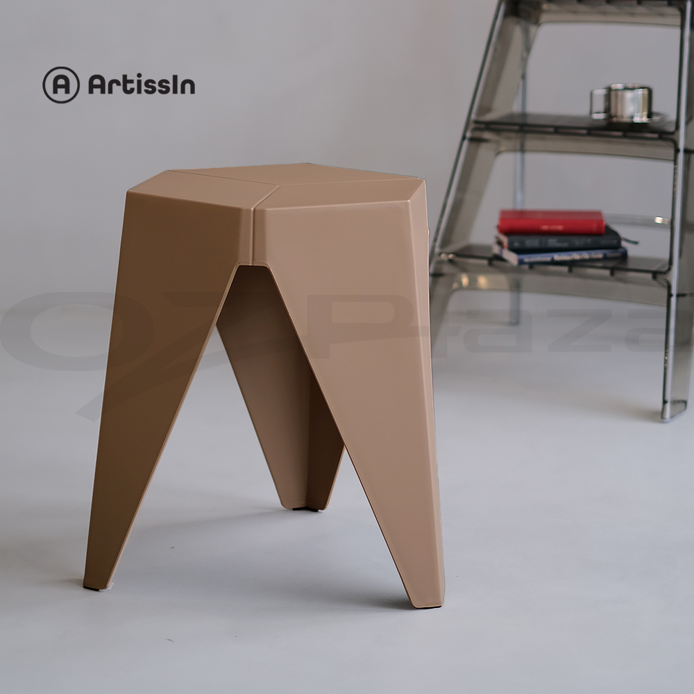 Artiss 2x Puzzle Stool Plastic Bar Stools Stacking Foot Stool Side Table - Picture 14 of 20