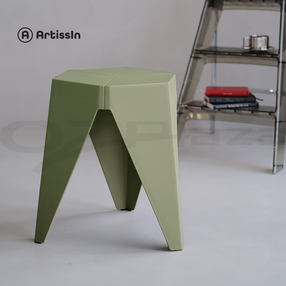 Artiss 2x Puzzle Stool Plastic Bar Stools Stacking Foot Stool Side Table - Picture 15 of 20