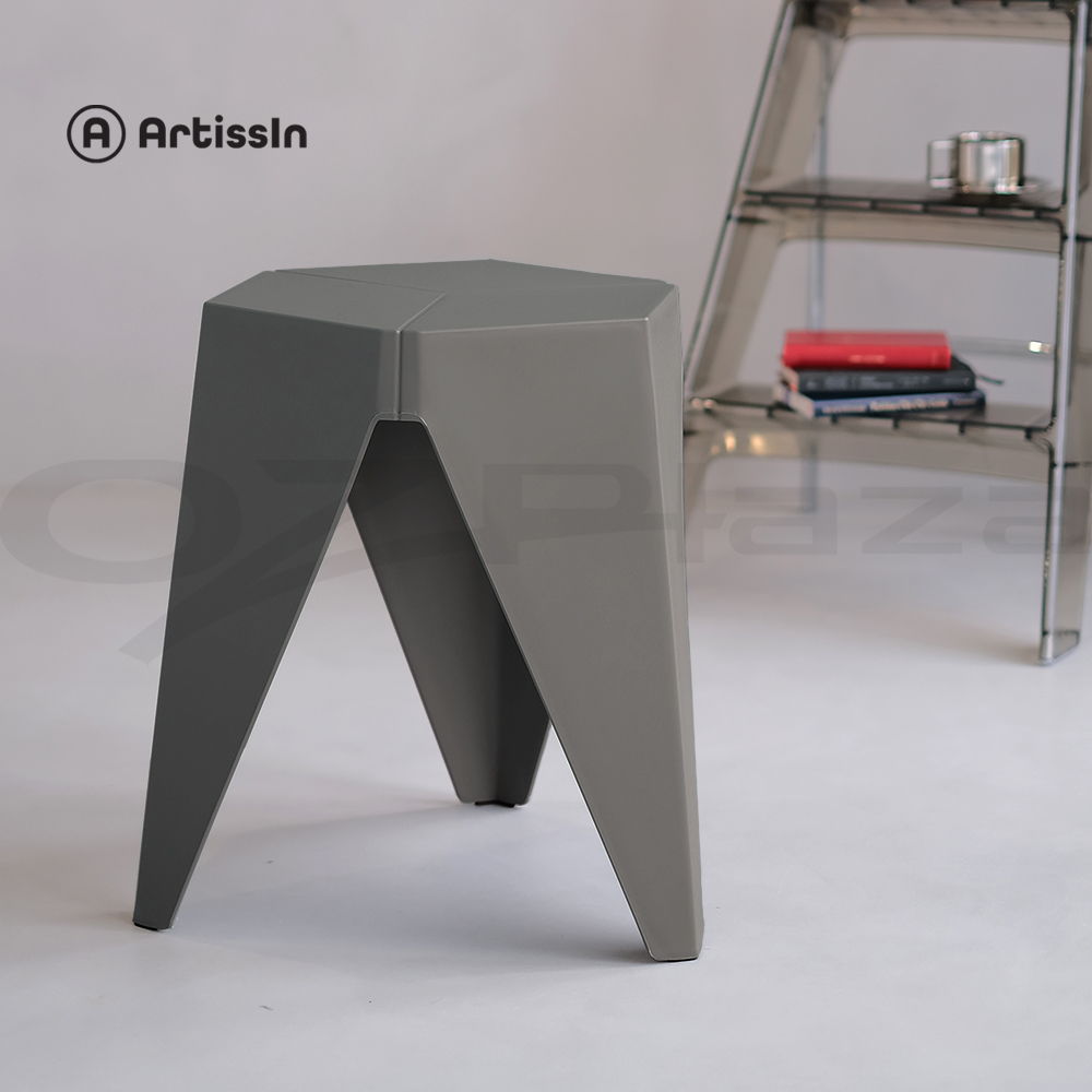 Artiss 2x Puzzle Stool Plastic Bar Stools Stacking Foot Stool Side Table - Picture 16 of 20