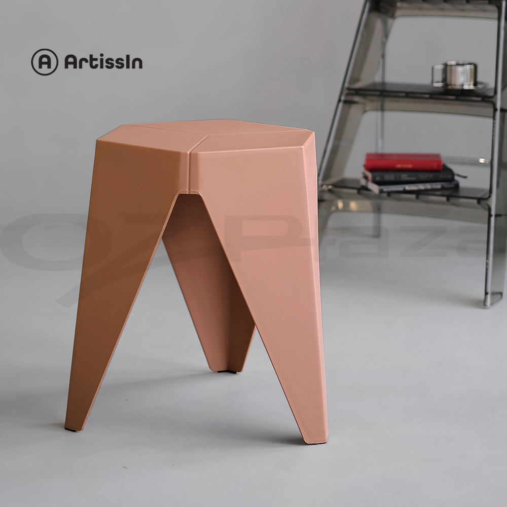 Artiss 2x Puzzle Stool Plastic Bar Stools Stacking Foot Stool Side Table - Picture 17 of 20