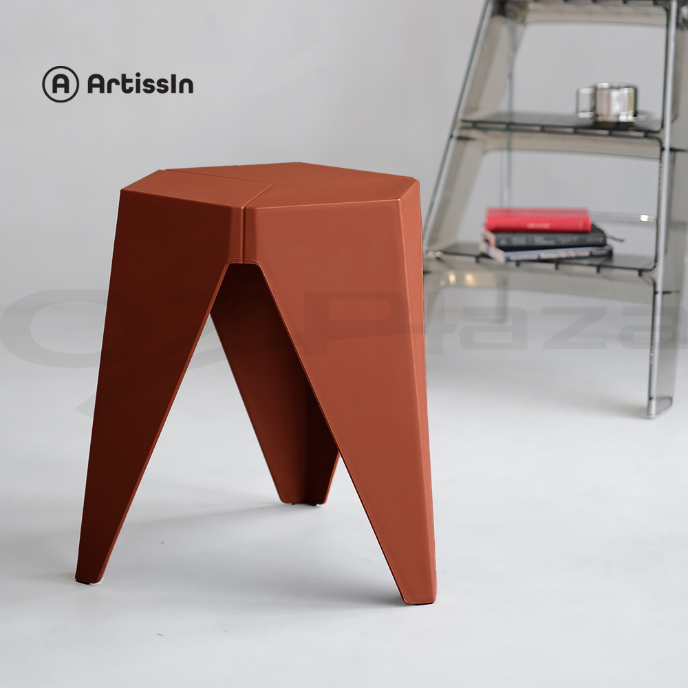 Artiss 2x Puzzle Stool Plastic Bar Stools Stacking Foot Stool Side Table - Picture 18 of 20