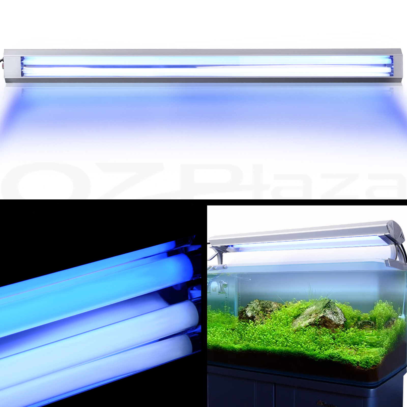 Giantz Aquarium LED/T5 HO Light Marine Reef Fish Coral Aqua Tank Blue