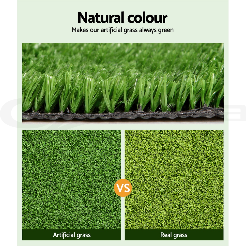 Prime Turf Artificial Grass Synthetic Fake Lawn 10-20SQM Turf Fake Green Plant - Picture 24 of 54