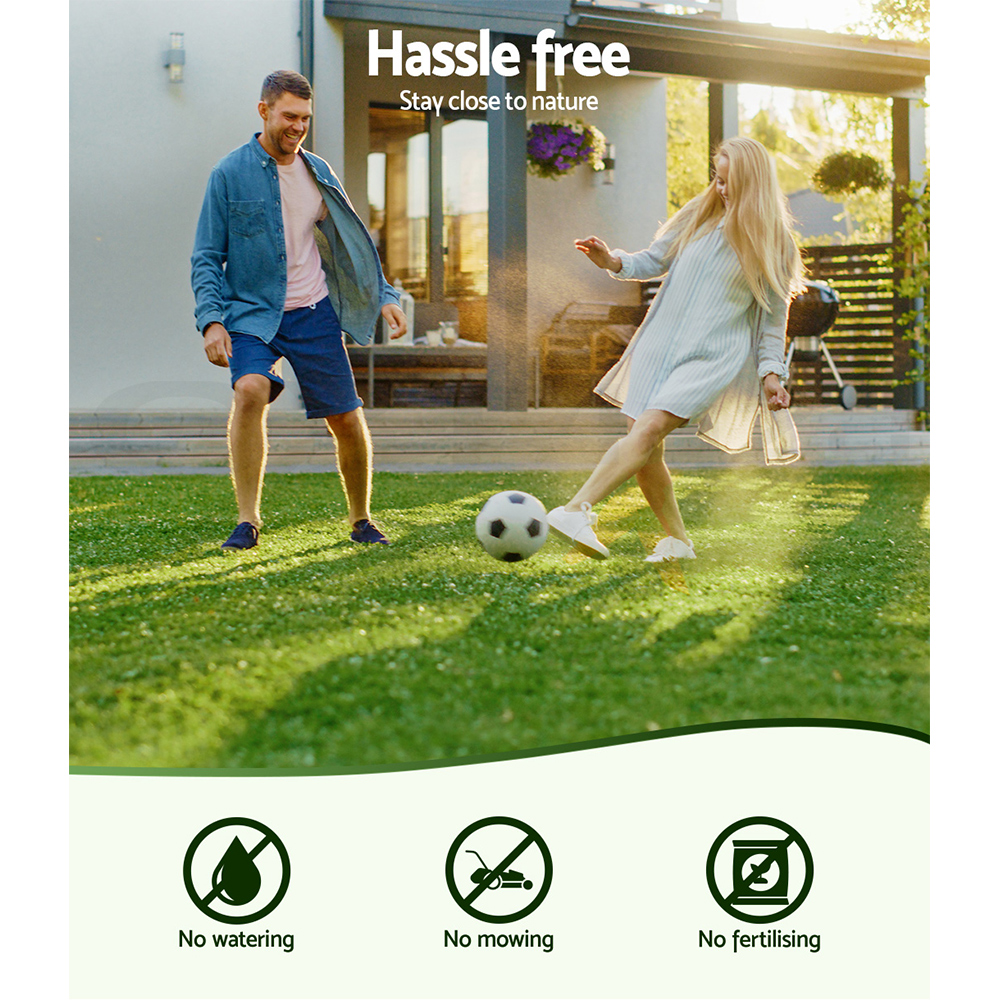 Prime Turf Artificial Grass Synthetic Fake Lawn 10-20SQM Turf Fake Green Plant - Picture 13 of 54