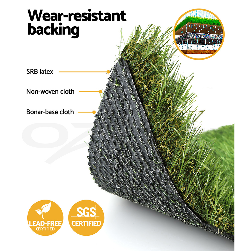 Prime Turf Artificial Grass Synthetic Fake Lawn 10-20SQM Turf Fake Green Plant - Picture 38 of 54