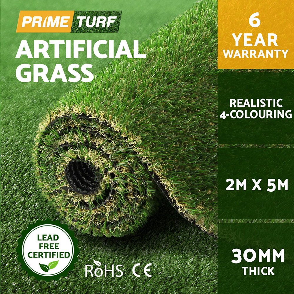 Prime Turf 10-45mm Artificial Grass Synthetic Lawn 10-20SQM/Roll Fake Turf Plant - Picture 21 of 32