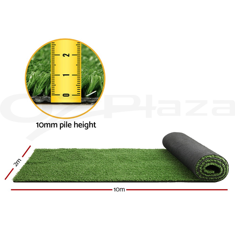 Prime Turf 10-45mm Artificial Grass Synthetic Lawns 10-20SQM Fake Turf Plant - Picture 13 of 53