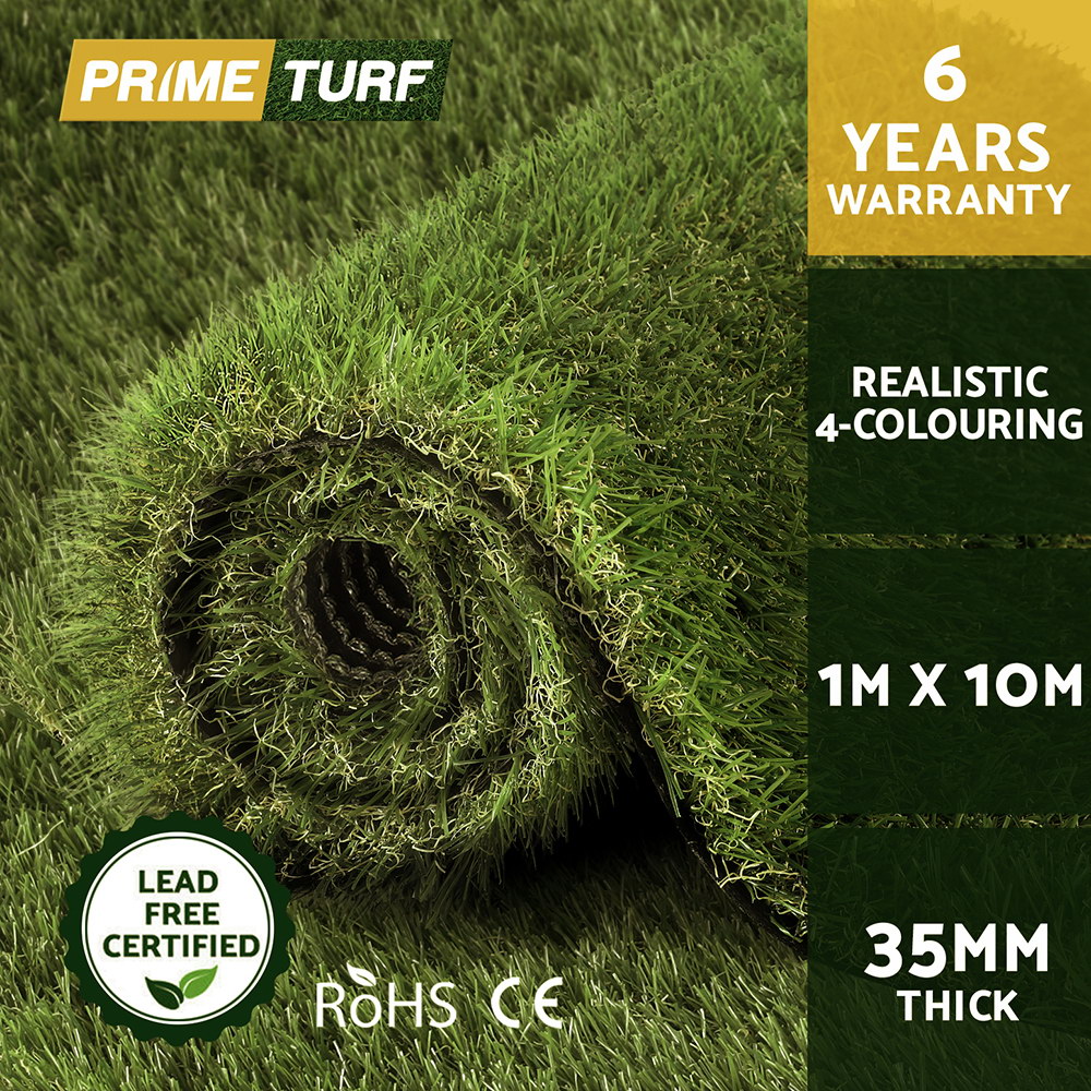 Prime Turf 10-45mm Artificial Grass Synthetic Lawns 10-20SQM Fake Turf Plant - Picture 34 of 53