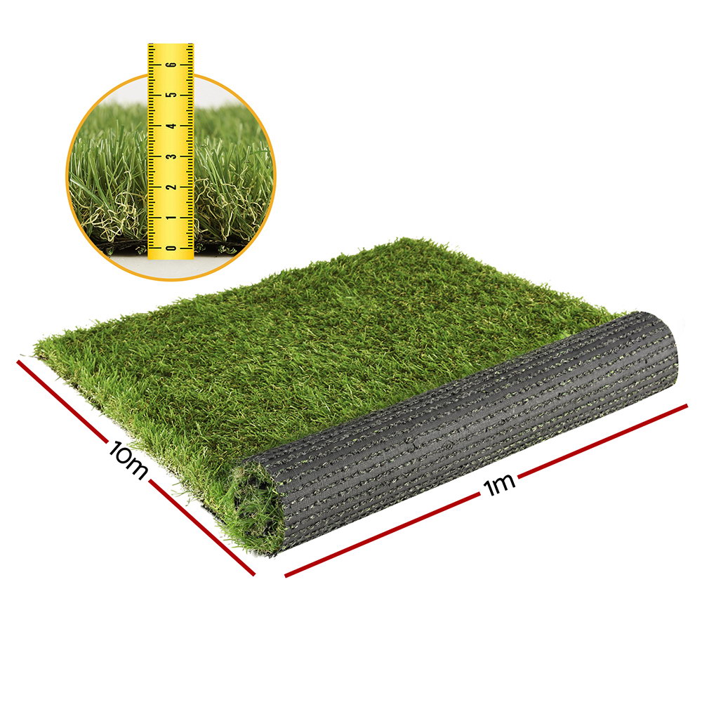 Prime Turf 10-45mm Artificial Grass Synthetic Lawns 10-20SQM Fake Turf Plant - Picture 35 of 53