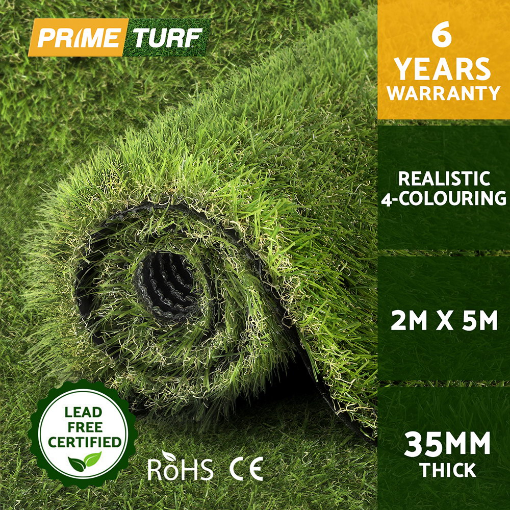 Prime Turf 10-45mm Artificial Grass Synthetic Lawns 10-20SQM Fake Turf Plant - Picture 36 of 53