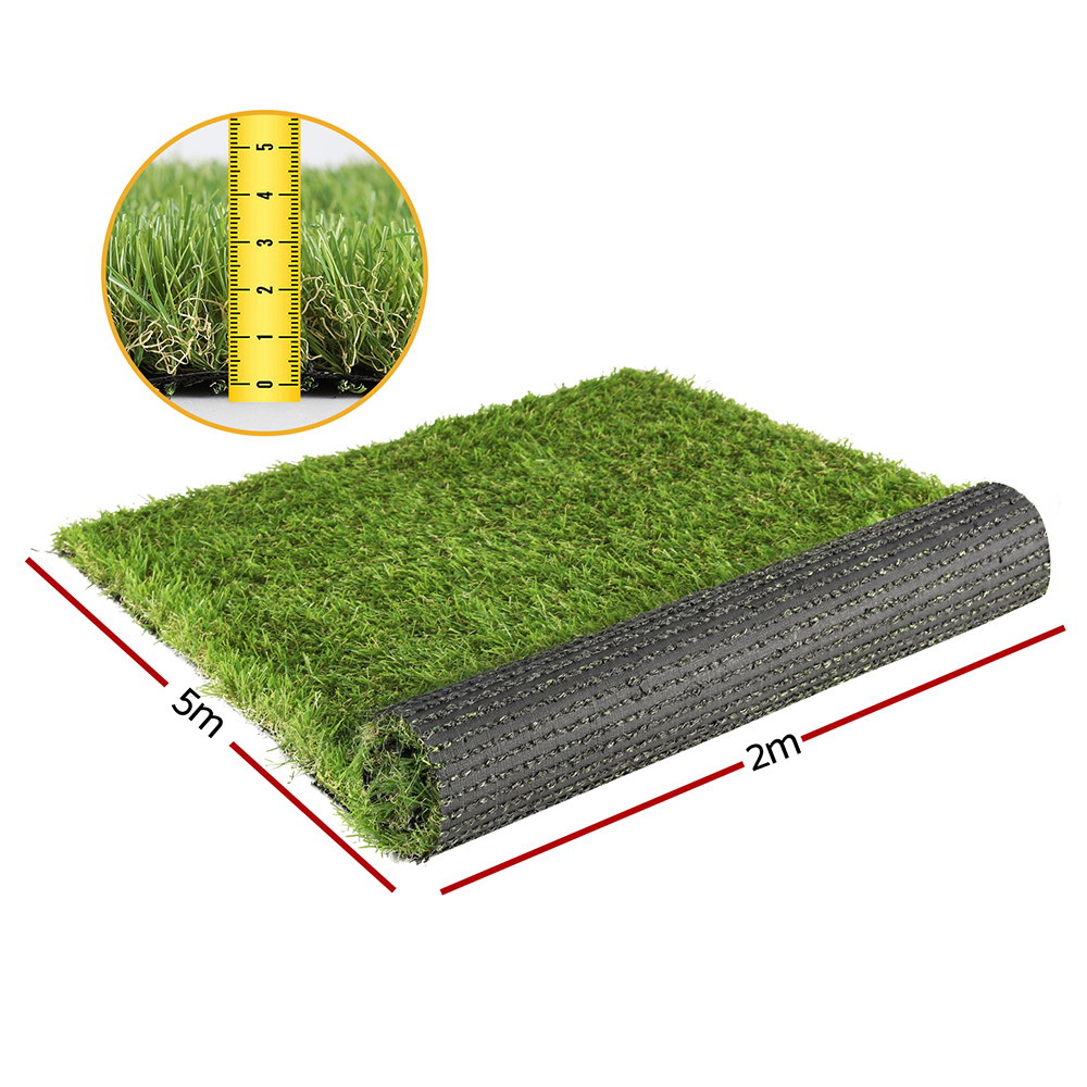 Prime Turf 10-45mm Artificial Grass Synthetic Lawns 10-20SQM Fake Turf Plant - Picture 37 of 53