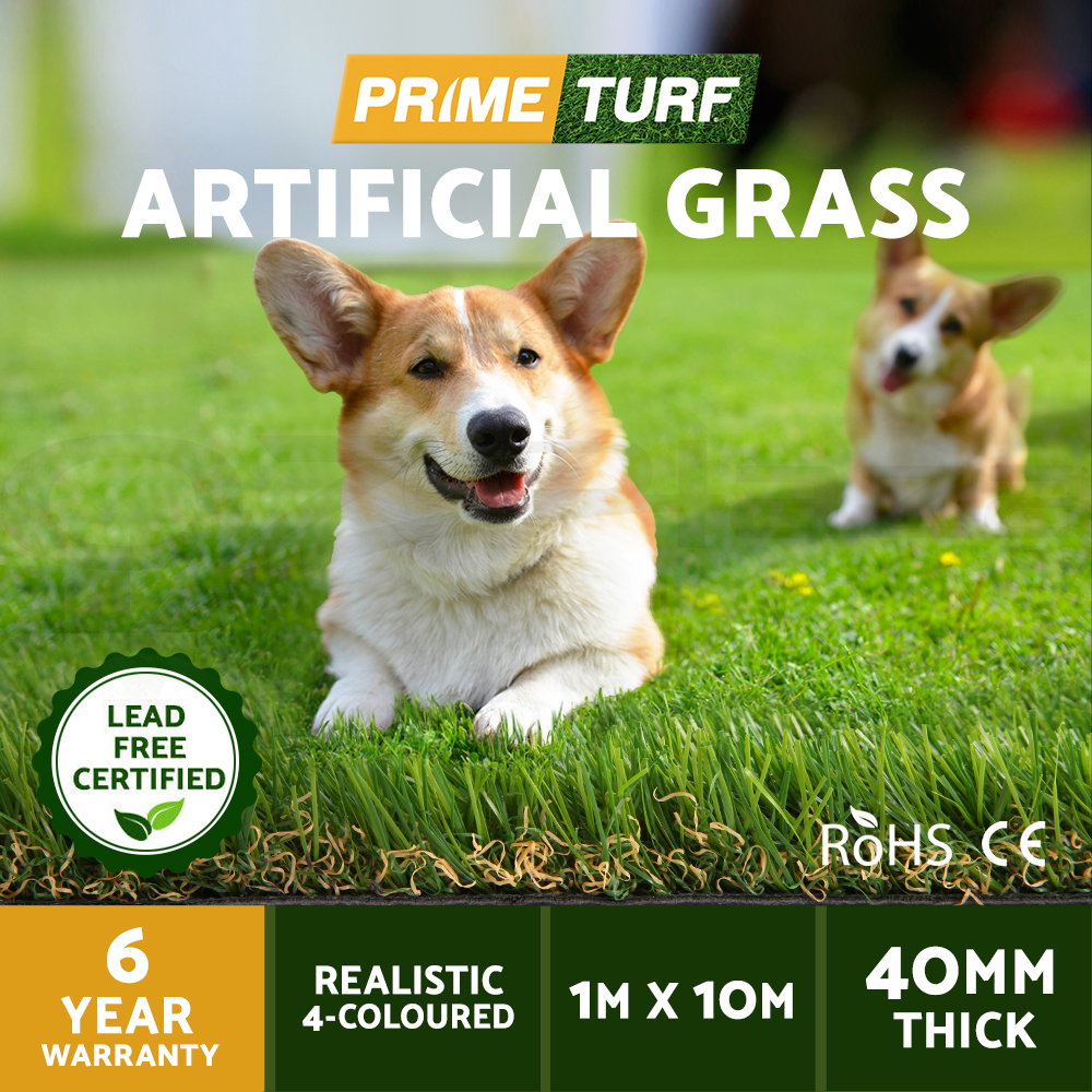 Prime Turf 10-45mm Artificial Grass Synthetic Lawns 10-20SQM Fake Turf Plant - Picture 38 of 53