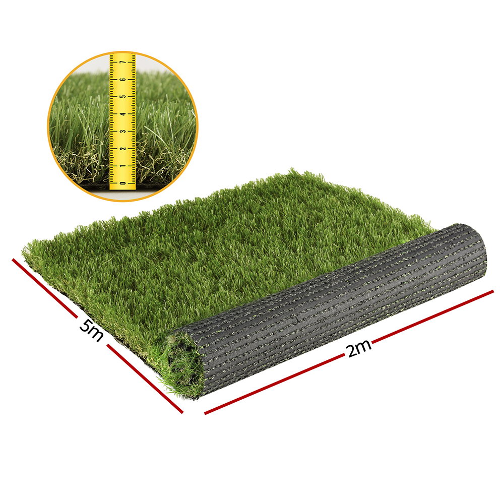 Prime Turf 10-45mm Artificial Grass Synthetic Lawns 10-20SQM Fake Turf Plant - Picture 45 of 53