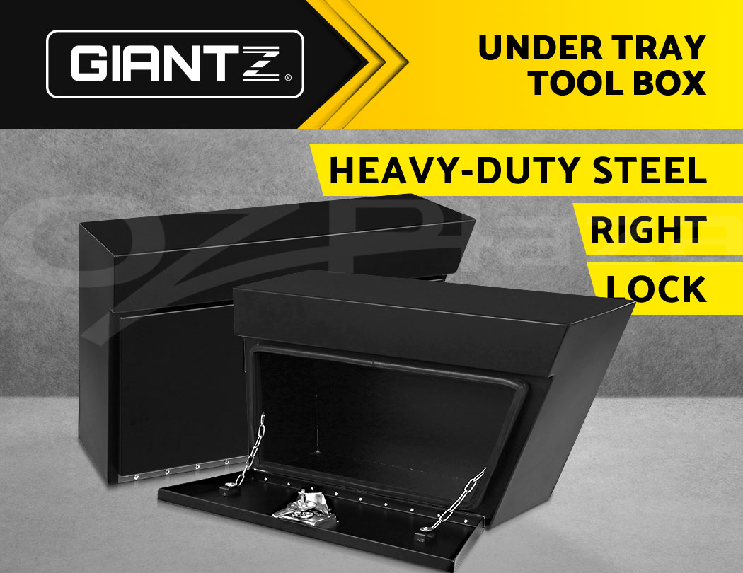 Giantz Ute Tool Box Right UnderTray Toolbox Under Tray Stainless Steel