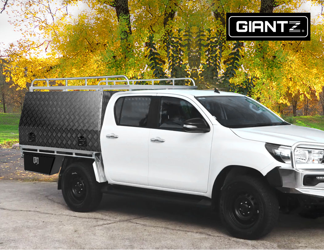 Giantz Ute Tool Box Right UnderTray Toolbox Under Tray Stainless Steel