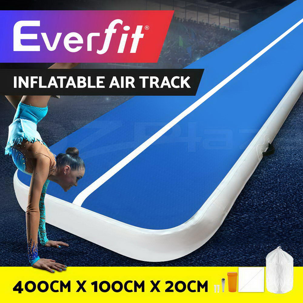 Everfit 4/5/6/8M Air Track Inflatable Tumbling Mat Airtrack Gymnastics - Picture 12 of 19