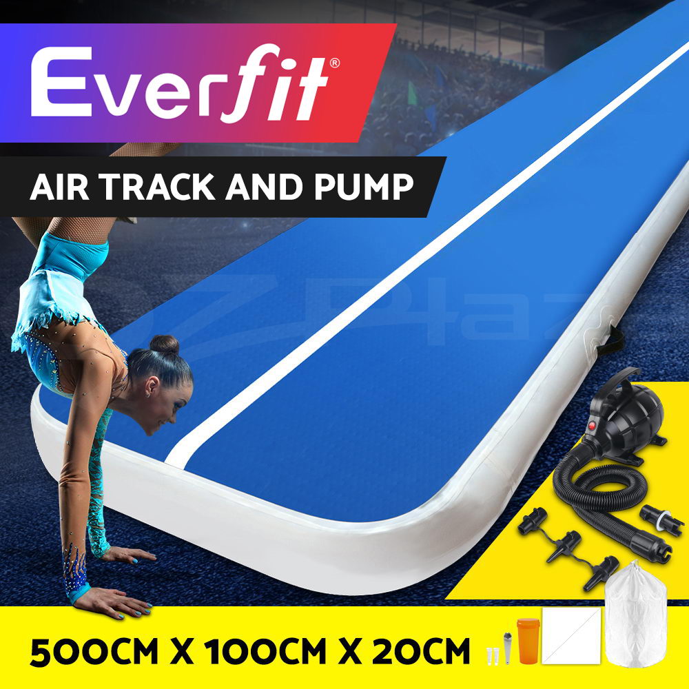 5m Airtrack Inflatable Air Track Floor Home Gymnastics Tumbling Mat GYM 