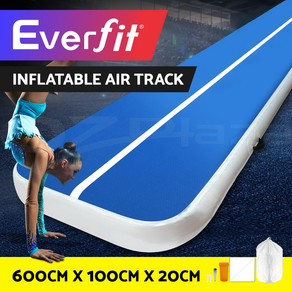 Everfit 4/5/6/8M Air Track Inflatable Tumbling Mat Airtrack Gymnastics - Picture 16 of 19