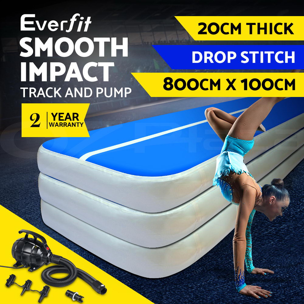 Everfit 4/5/6/8M Air Track Inflatable Tumbling Mat Airtrack Gymnastics - Picture 19 of 19