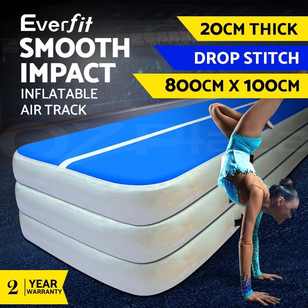 Everfit 4/5/6/8M Air Track Inflatable Tumbling Mat Airtrack Gymnastics - Picture 18 of 19