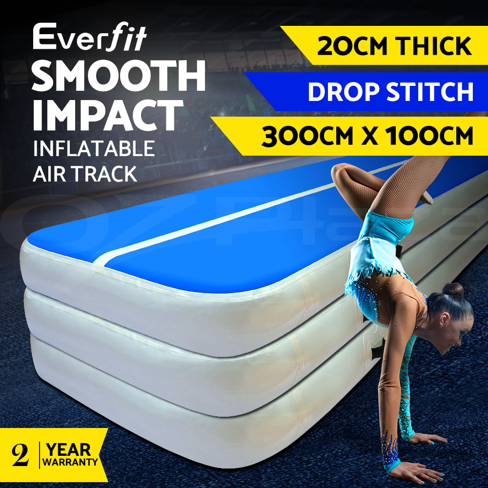 5/6/7/8M Inflatable Air Track Gymnastics Yoga GYM Tumbling Mat Training Pump 