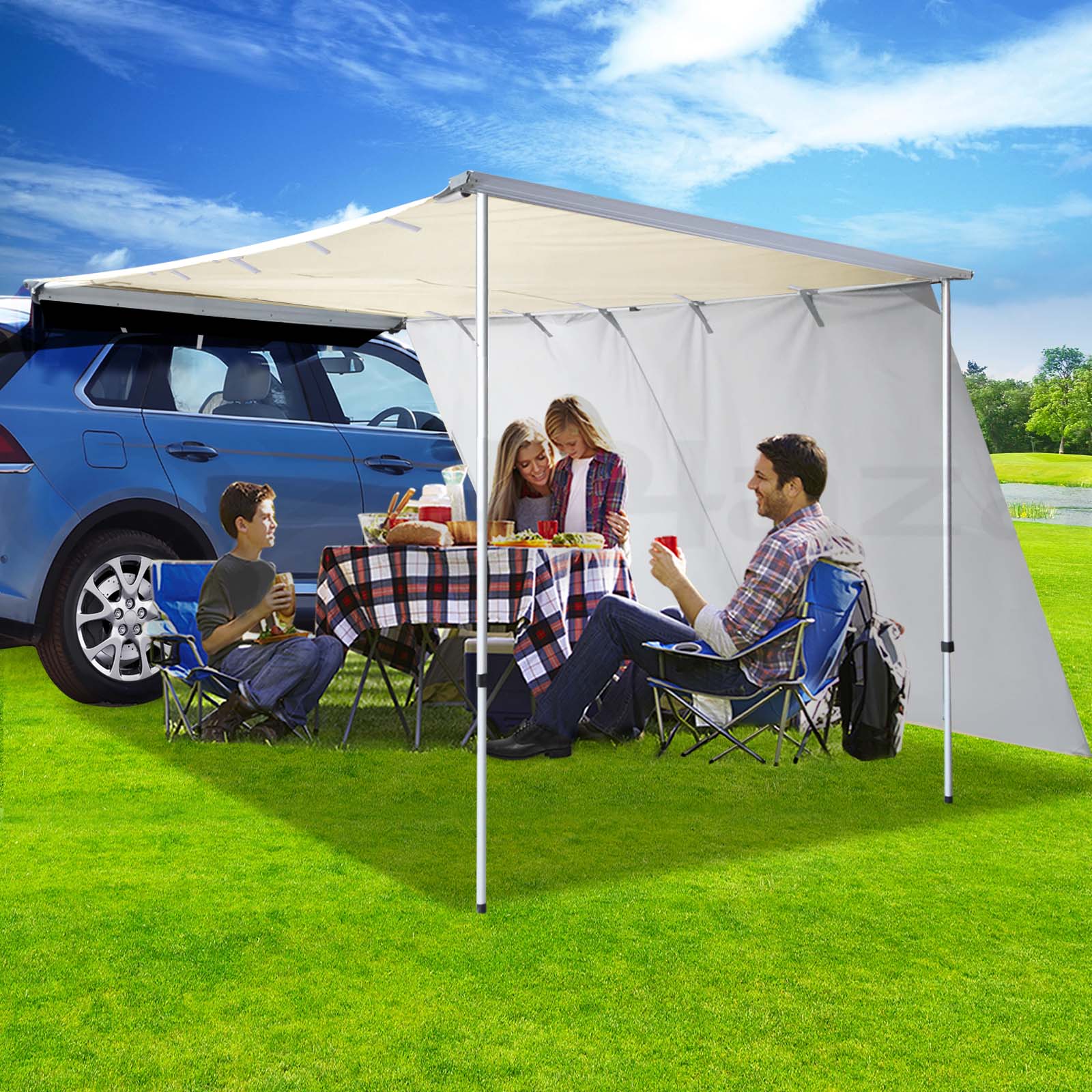 Weisshorn 2M 3M Car Side Awning Extension Roof Rack Top