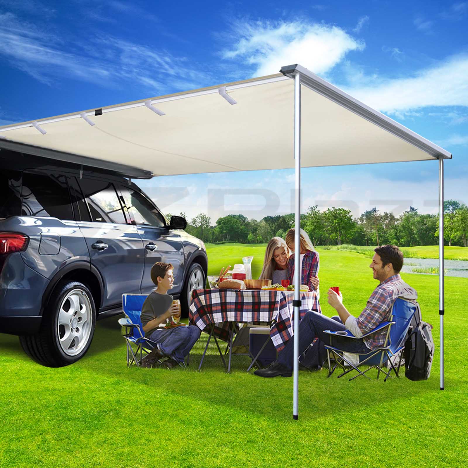 2M 3M Car Side Awning Extension Roof Rack Top Tents Side