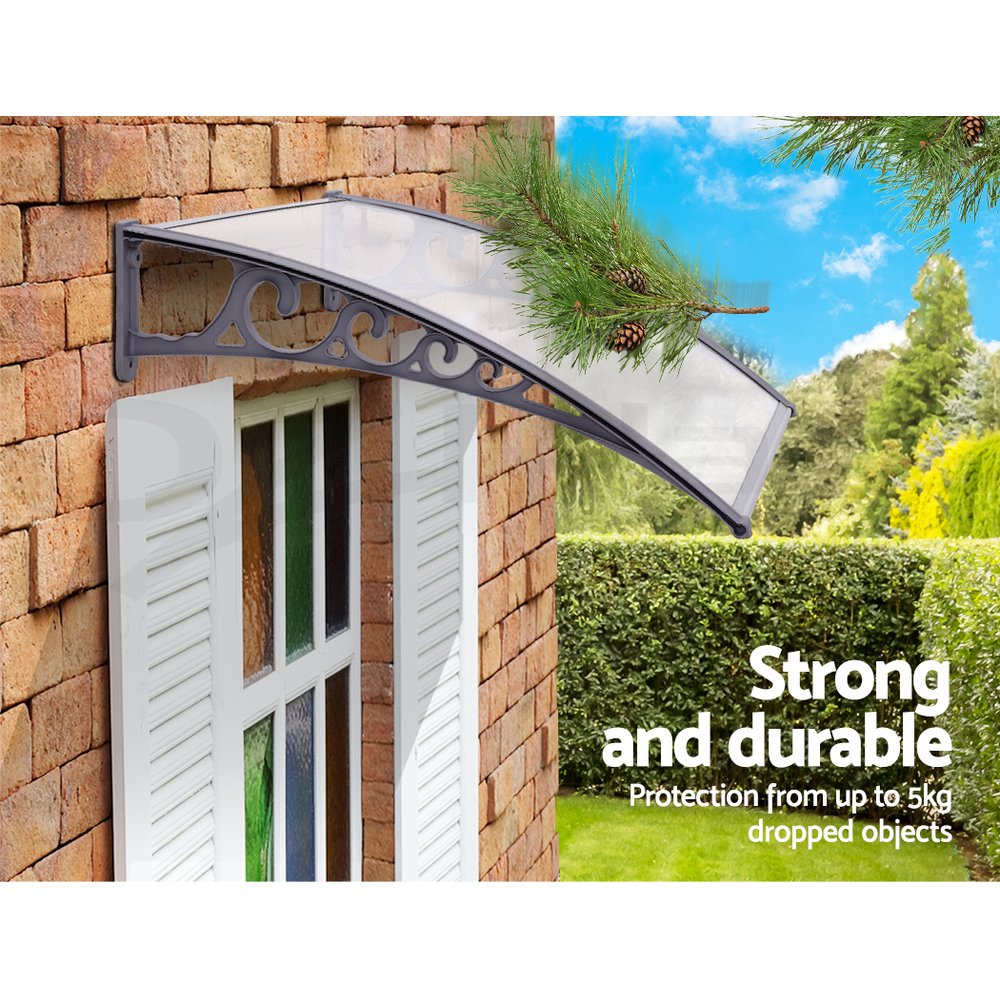 Instahut Window Door Awning Door Canopy Outdoor Patio Awning 1 4m