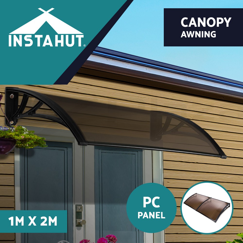 Instahut Window Door Awning Door Canopy Outdoor Patio Awning 14M DIY Cover eBay