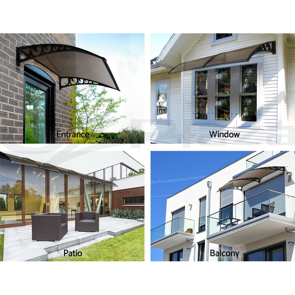 Instahut Window Door Awning Door Canopy 2-3M DIY Outdoor ...