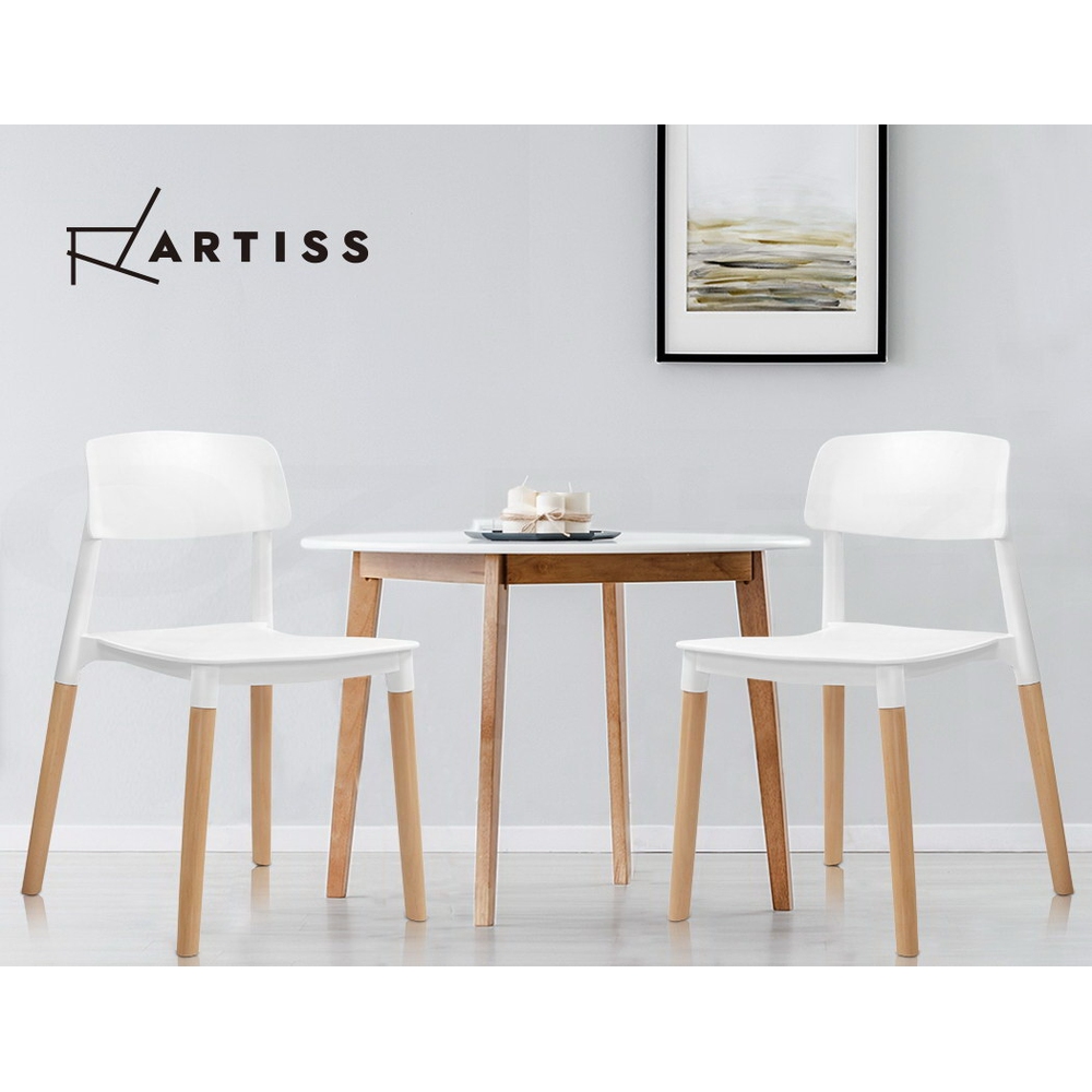 Artiss Dining Chairs Replica Kitchen Chair Eames White ...